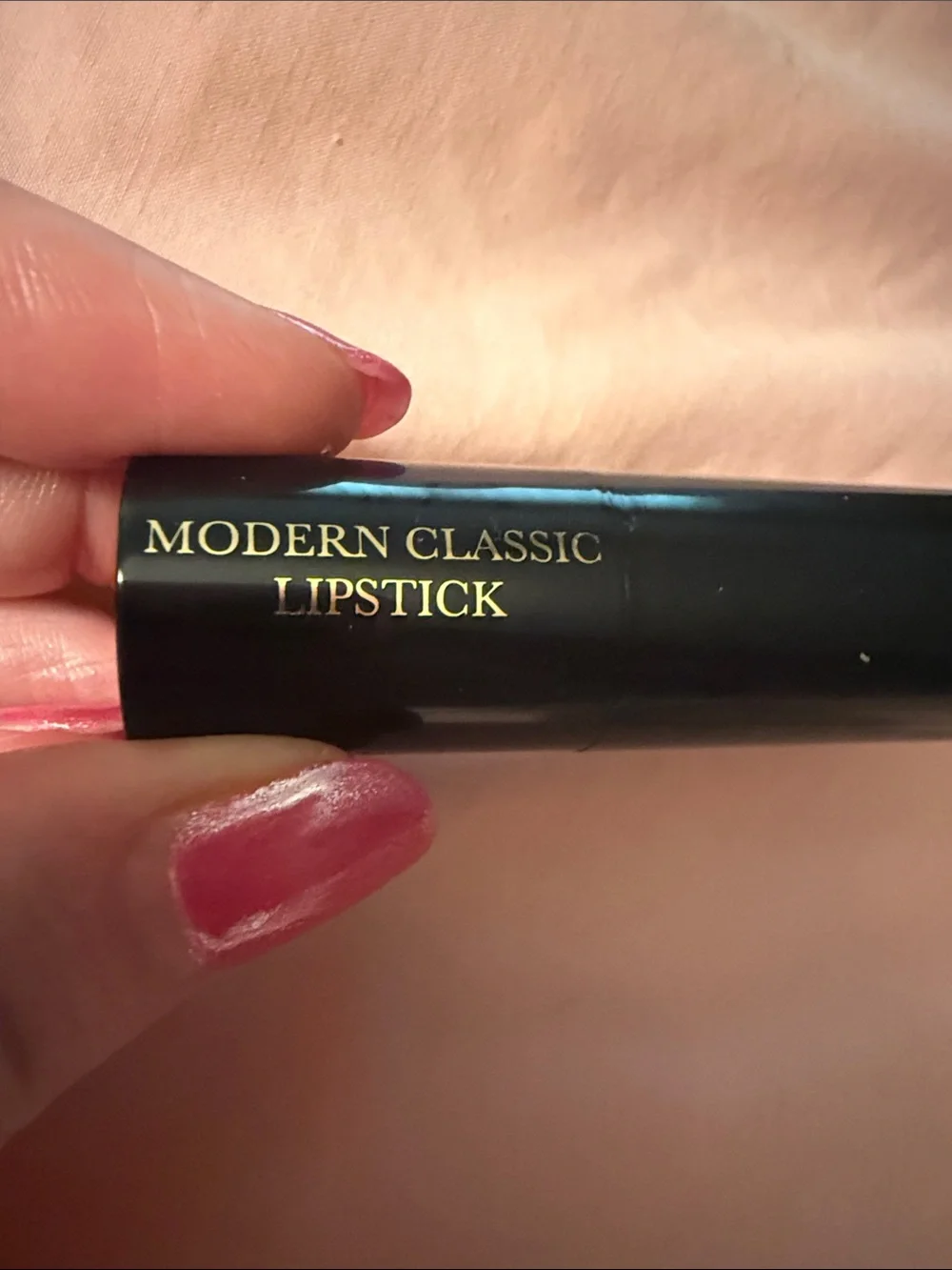 Laura Geller Terracotta Neutral Shade Lipstick Tube with Gold Logo